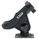 Scotty 281 Bait Caster/Spinning Rod Holder w/244 Flush Deck Mount - Black [281-BK] - Mealey Marine