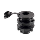 Scotty Compact Threaded Round Deck Mount [444-BK] - Mealey Marine