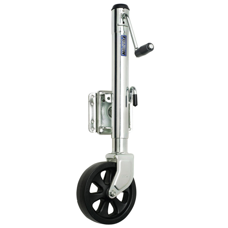 Fulton Single Wheel 1,500 lbs. Bolt-Thru Swivel Jack [XP15 0101] - Mealey Marine