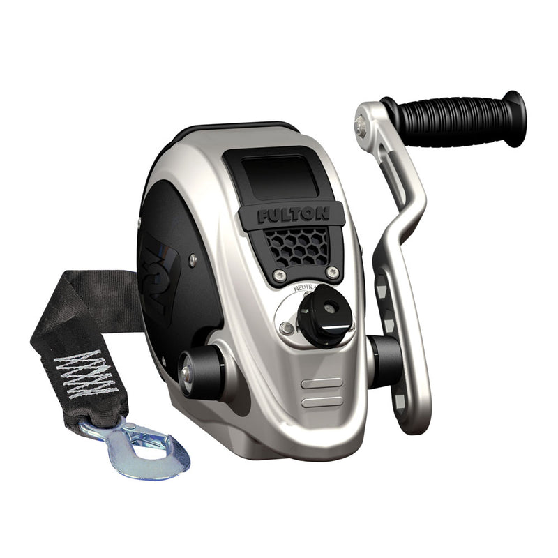 Fulton F2 Trailer Winch 2,000 lbs. w/Strap [FW20000101] - Mealey Marine