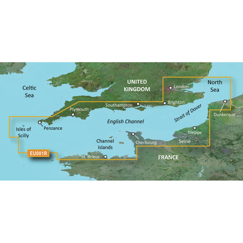 Garmin BlueChart g3 HD - HXEU001R - English Channel - microSD/SD [010-C0760-20] - Mealey Marine