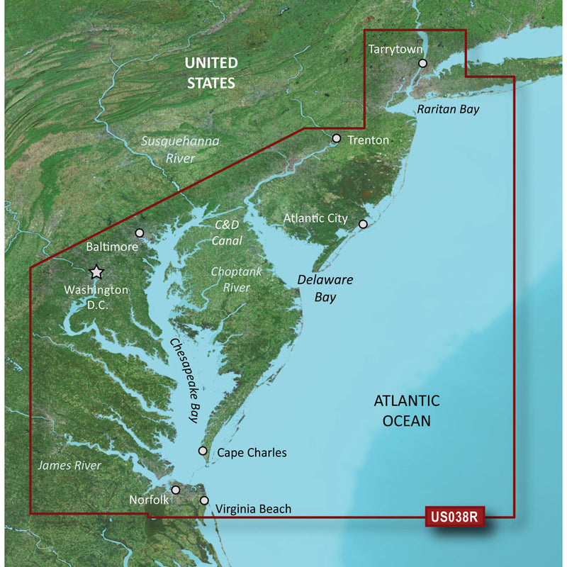 Garmin BlueChart g3 Vision HD - VUS038R - New York - Chesapeake - microSD/SD [010-C1004-00] - Mealey Marine