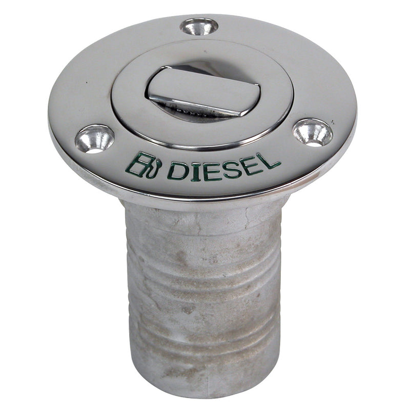 Whitecap Bluewater Push Up Deck Fill - 1-1/2" Hose - Diesel [6994CBLUE] - Mealey Marine