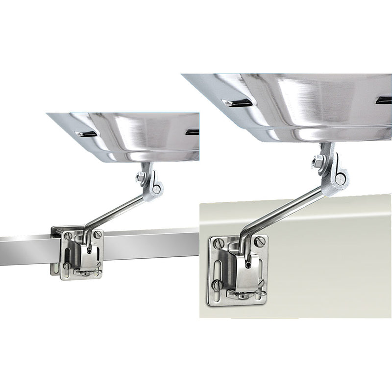 Magma Square/Flat Rail Mount or Side Bulkhead Mount f/Kettle Series Grills [A10-240] - Mealey Marine