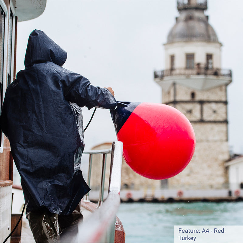 Polyform A Series Buoy A-0 - 8" Diameter - Red [A-0-RED] - Mealey Marine