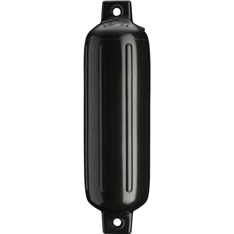 Polyform G-3 Twin Eye Fender 5.5" x 19" - Black [G-3-BLACKWO] - Mealey Marine