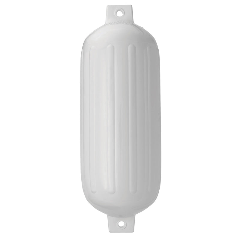 Polyform G-5 Twin Eye Fender 8.8" x 26.8" - White [G-5-WHITEWO] - Mealey Marine