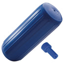 Polyform HTM-1 Hole Through Middle Fender 6.3" x 15.5" - Blue w/Air Adapter [HTM-1-BLUE] - Mealey Marine