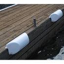 Dock Edge Dolphin Dockside Bumper 7" x 16" Straight - White [1060-W-F] - Mealey Marine