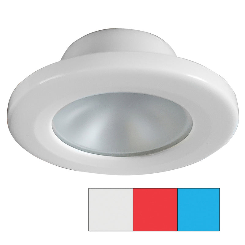 i2Systems Apeiron A3120 Screw Mount Light - Red, Cool White & Blue - White Finish [A3120Z-31HAE] - Mealey Marine