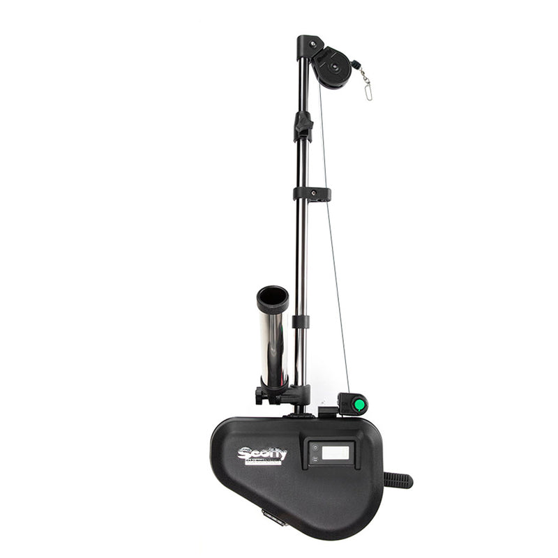 Scotty 2106 HP Depthpower Electric Downrigger 60 SS Telescoping Boom w/Swivel Base - Single Rod Holder [2106] - Mealey Marine