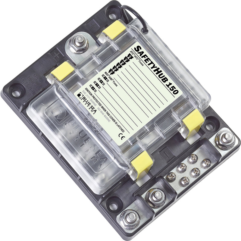 Blue Sea 7748 SafetyHub 150 Fuse Box [7748] - Mealey Marine