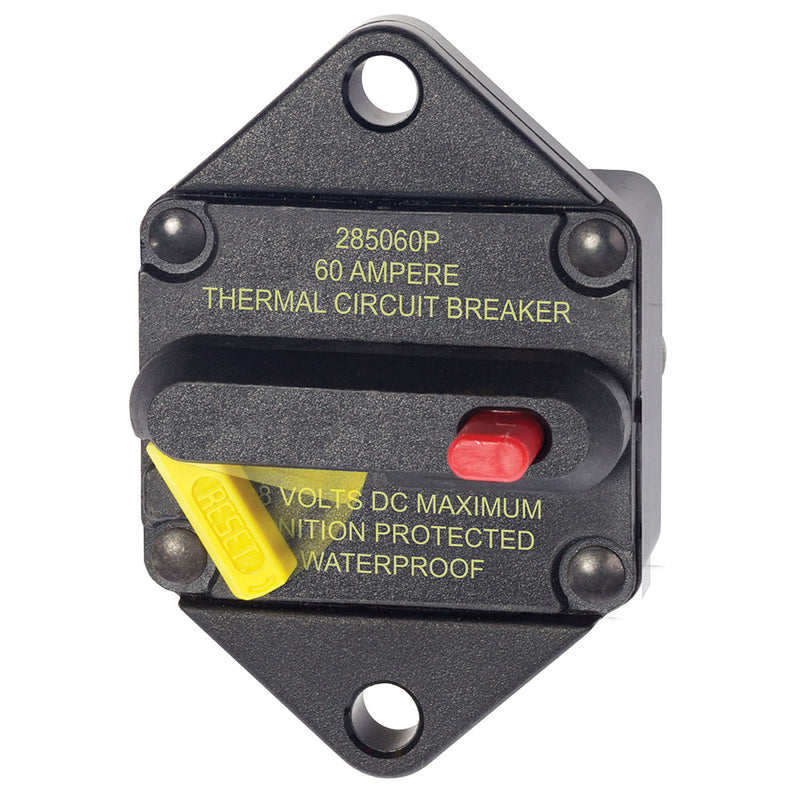 Blue Sea 7084 60 Amp Circuit Breaker Panel Mount 285 Series [7084] - Mealey Marine