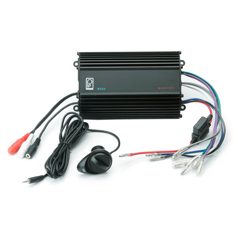 Poly-Planar 4CH, 120W, Audio Amplifier w/Volume Control [ME-60] - Mealey Marine