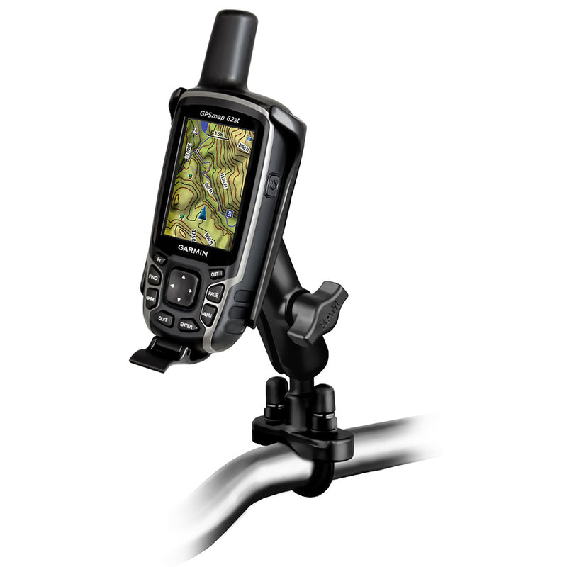 RAM Mount Garmin GPSMAP 62 Series Handlebar Rail Mount [RAM-B-149Z-GA41U] - Mealey Marine