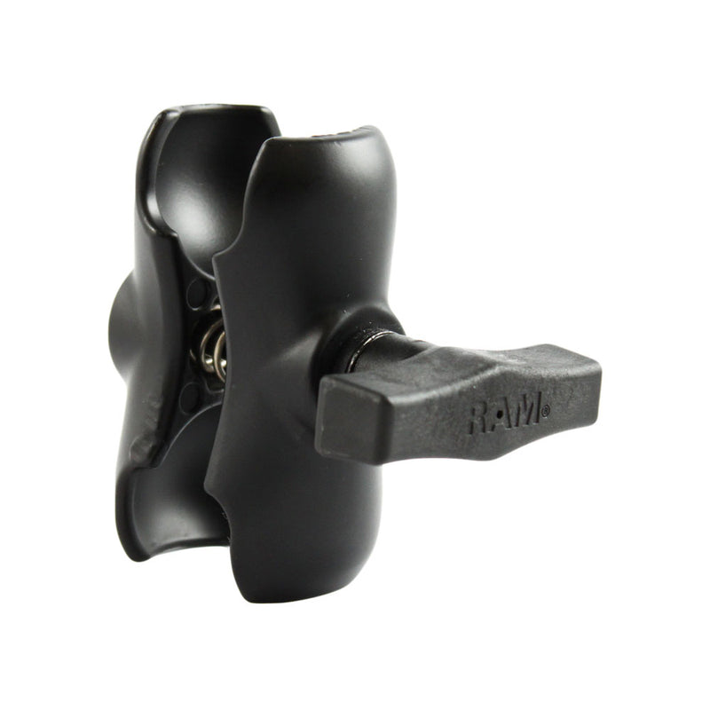 RAM Mount Short Double Socket Arm f/1.5" Ball [RAM-201U-B] - Mealey Marine