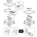 Scanstrut SB-8-5 Junction Box [SB-8-5]