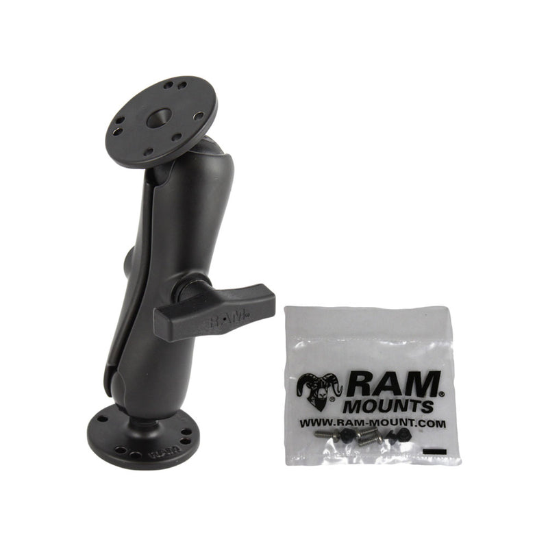 RAM Mount Double Socket Arm f/Garmin Fixed Mount GPS - 1.5" [RAM-101-G2U] - Mealey Marine