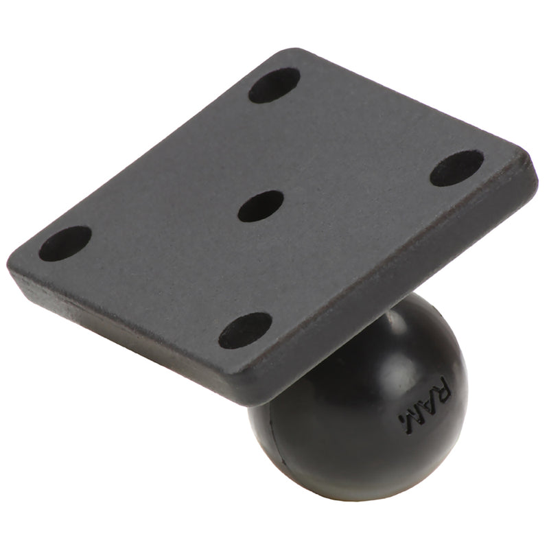 RAM Mount Square 2" x 1.7" Base w/1" Ball [RAM-B-347U] - Mealey Marine