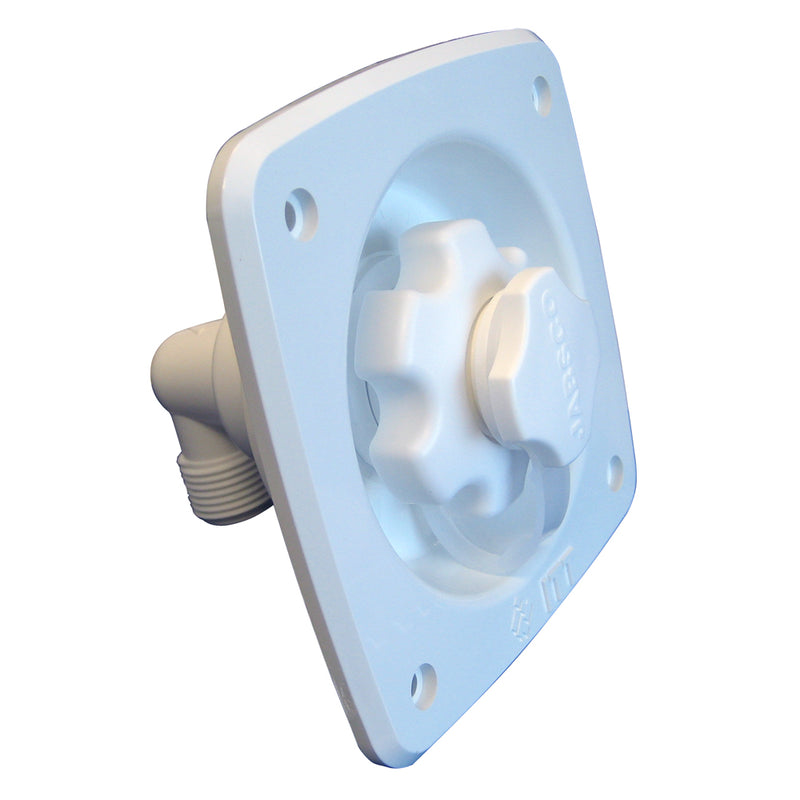 Jabsco Flush Mount Water Pressure Regulator 45psi - White [44411-1045] - Mealey Marine