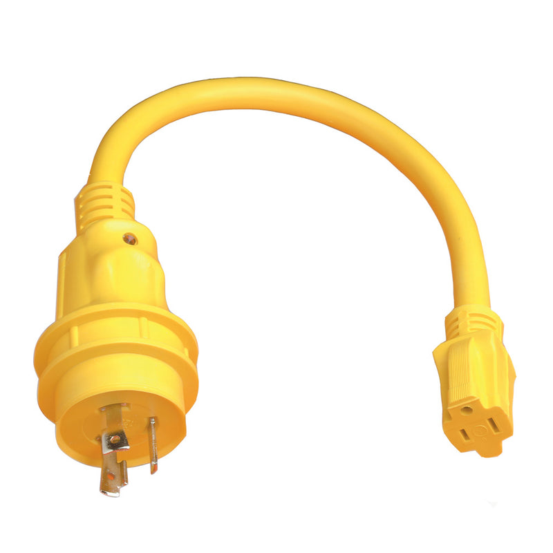 Marinco Pigtail Adapter - 15A Female to 30A Male [105SPP] - Mealey Marine