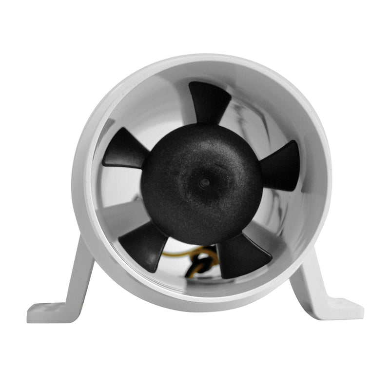 Attwood Turbo 3000 Series Water-Resitant, In-Line Blower - 12V - White [1733-4] - Mealey Marine