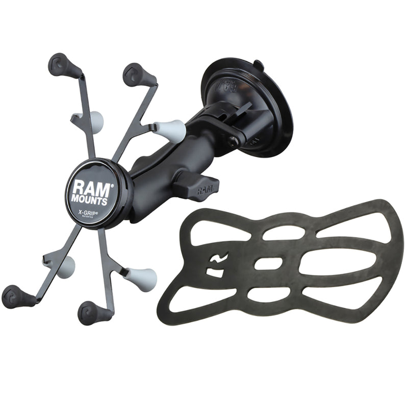 RAM Mount Twist Lock Suction Cup Base w/Universal X-Grip II [RAM-B-166-UN8U] - Mealey Marine