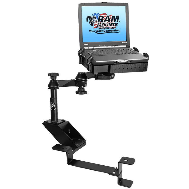 RAM Mount No-Drill Laptop Mount f/Chevrolet 2500 C/K, 3500 C/K, Silverado, Suburban, Tahoe, GMC Sierra & Yukon [RAM-VB-102-SW1] - Mealey Marine