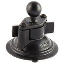 RAM Mount 3.25" Diameter Suction Cup Twist Lock Mount w/1" Ball [RAM-B-224-1U] - Mealey Marine