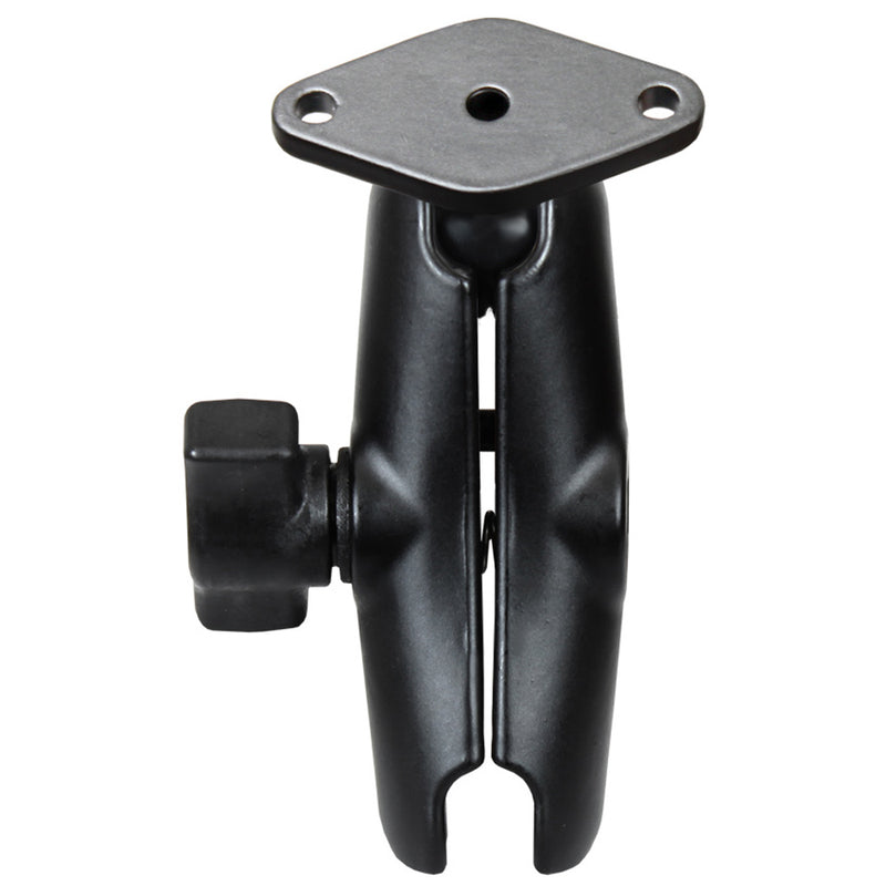 RAM Mount Double Socket Arm w/Diamond Base [RAM-B-103-238U] - Mealey Marine