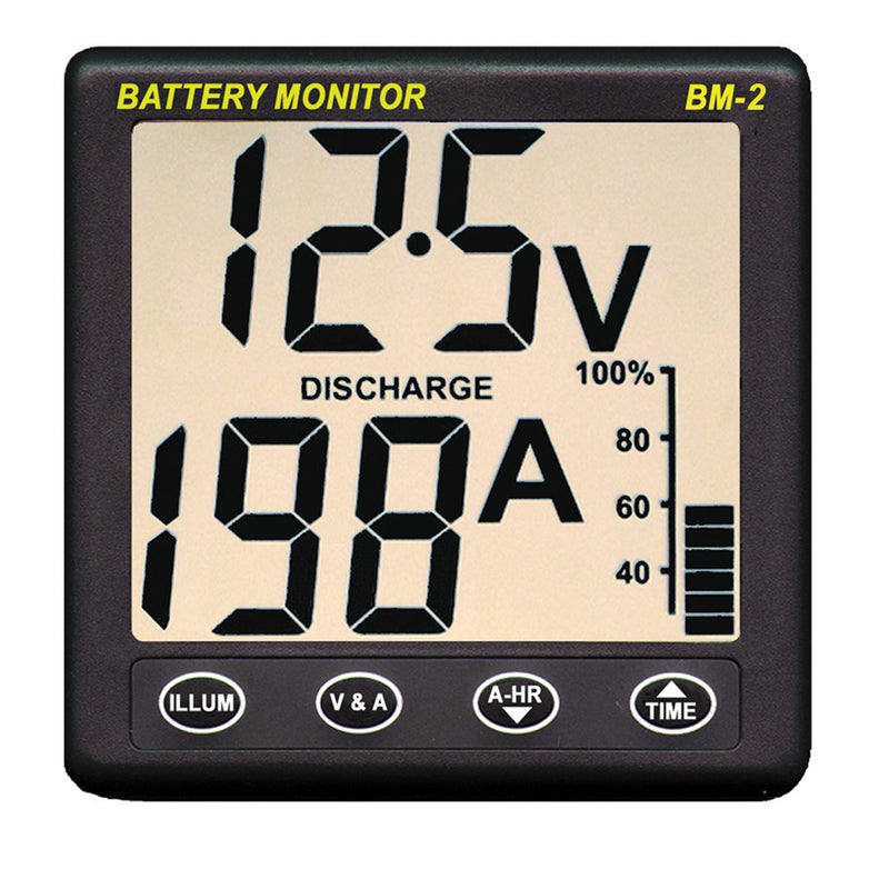 Clipper BM-2 Battery Monitor w/Shunt - 200Amp [BM-2] - Mealey Marine