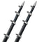 TACO 15' Telescopic Outrigger Poles HD 1-1/2" - Black/Silver [OT-0542BKA15-HD] - Mealey Marine