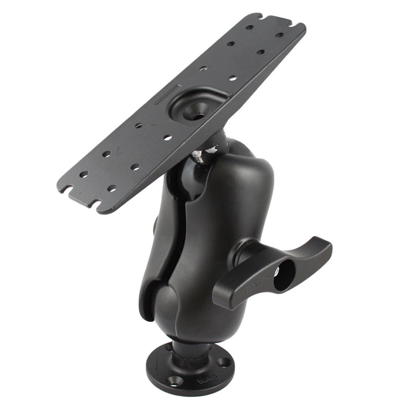 RAM Heavy Duty Electronics Mount w/Short Arm [RAM-E-111U-D] - Mealey Marine