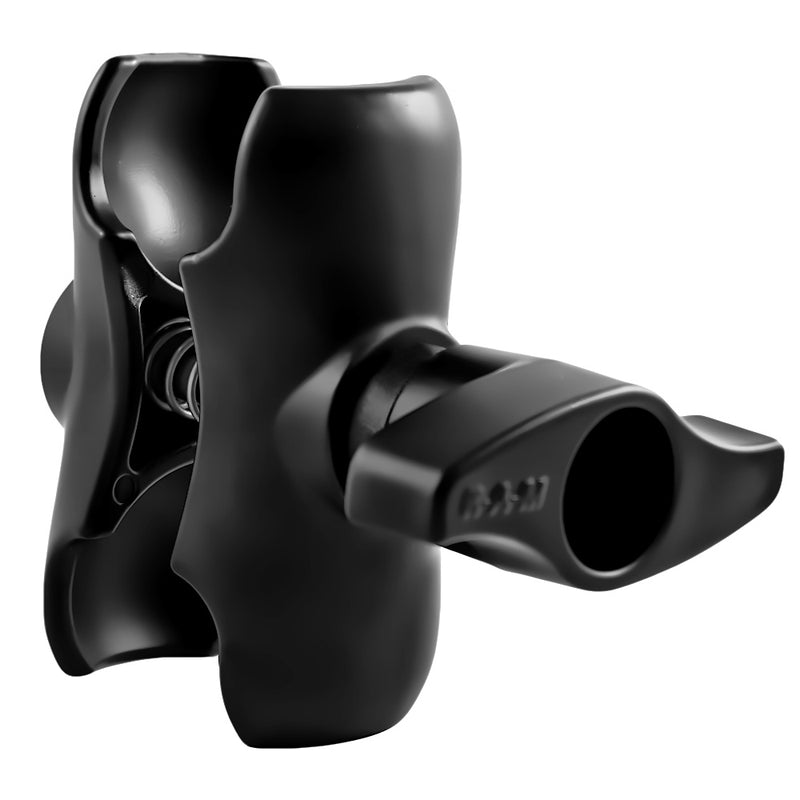 RAM Mount Double Socket Short Arm w/Jam Nut f/2.25" Base [RAM-D-201U-C-MI1] - Mealey Marine