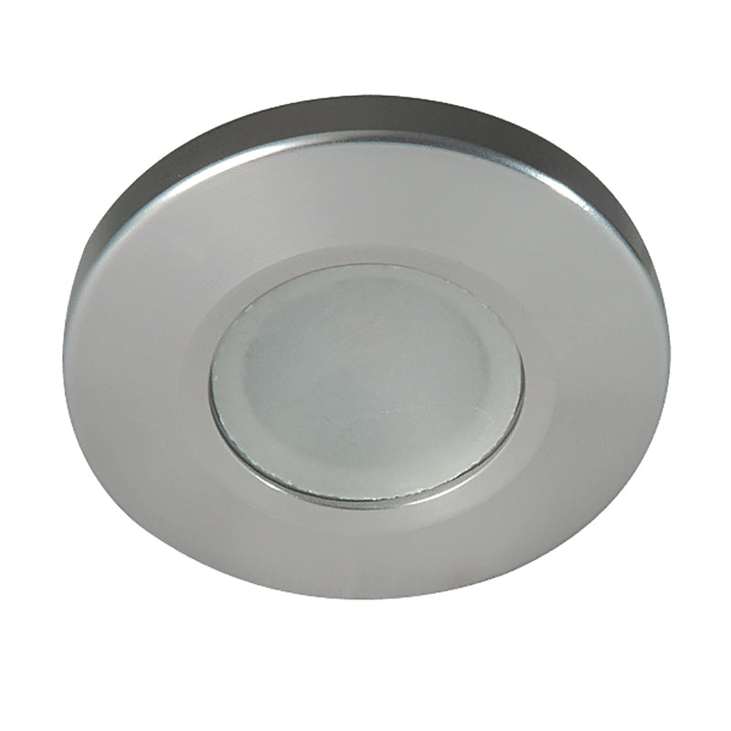 Lumitec Orbit - Flush Mount Down Light - Brushed Finish - 2-Color White/Red Dimming [112502] - Mealey Marine