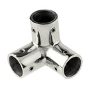 Whitecap " O.D. SS 3-Way Corner Fitting [6046C] - Mealey Marine