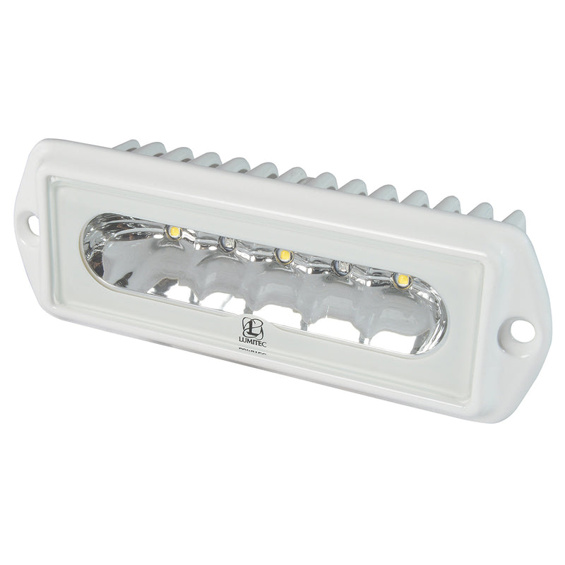 Lumitec Capri2 - Flush Mount LED Flood Light - 2-Color White/Red Dimming [101100] - Mealey Marine