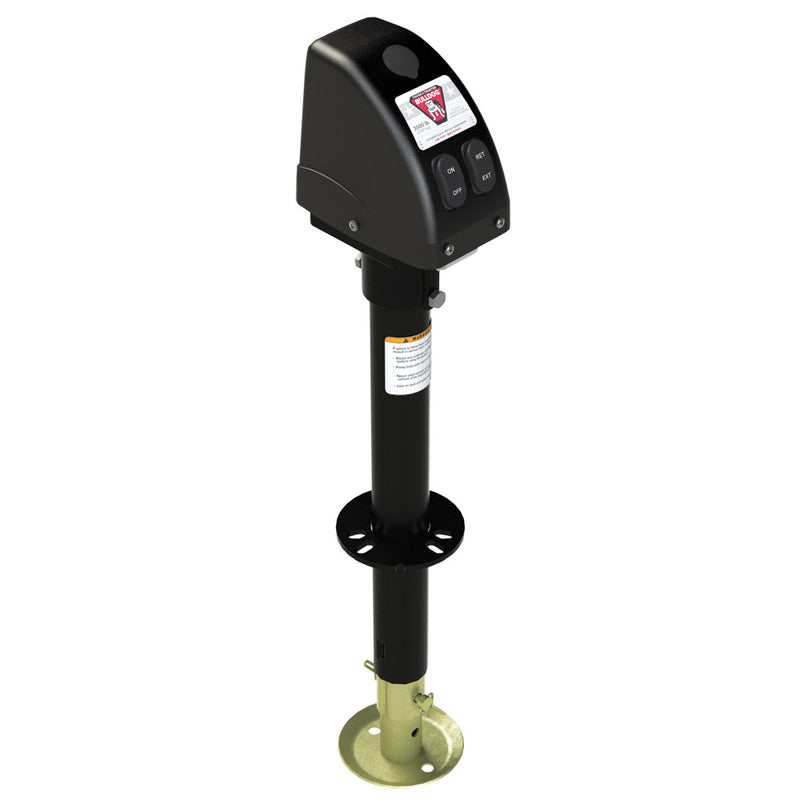 Bulldog 3,500lbs A-Frame RV Jack w/Powered Drive - 12V - Black Cover [500187] - Mealey Marine