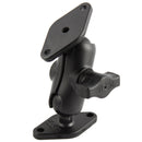 RAM Mount 1" Diameter Ball Mount w/Short Arm & 2 Diamond Bases [RAM-B-102U-A] - Mealey Marine