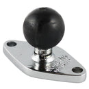 RAM Mount Chrome Diamond Base w/1" Ball [RAM-B-238CHU] - Mealey Marine