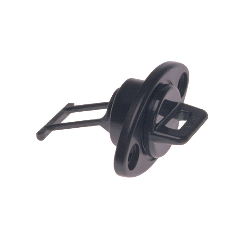 Beckson 1" Drain Plug Screw Type w/Gasket - Black [DP10-B] - Mealey Marine