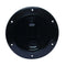 Beckson 4" Smooth Center Screw-Out Deck Plate - Black [DP40-B] - Mealey Marine