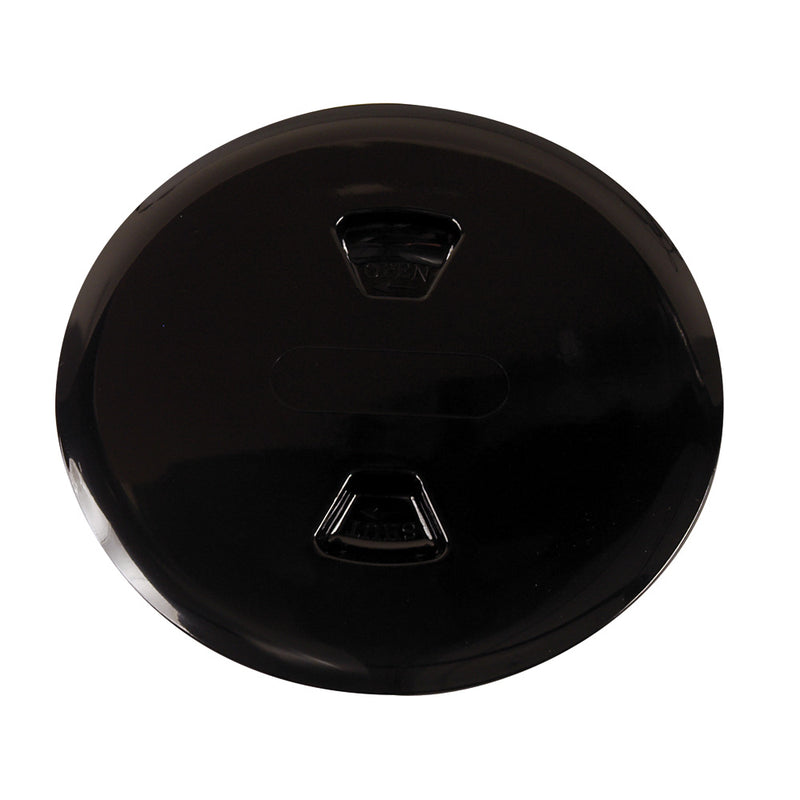 Beckson 5" Twist-Out Deck Plate - Black [DP50-B] - Mealey Marine