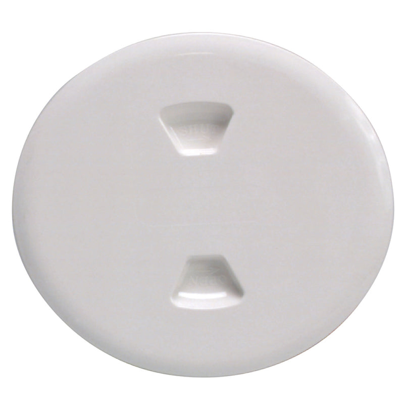 Beckson 5" Twist-Out Deck Plate - White [DP50-W] - Mealey Marine