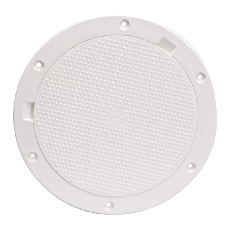 Beckson 8" Non-Skid Pry-Out Deck Plate - White [DP83-W] - Mealey Marine