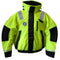 First Watch Hi-Vis Flotation Bomber Jacket - Hi-Vis Yellow/Black - Large [AB-1100-HV-L] - Mealey Marine