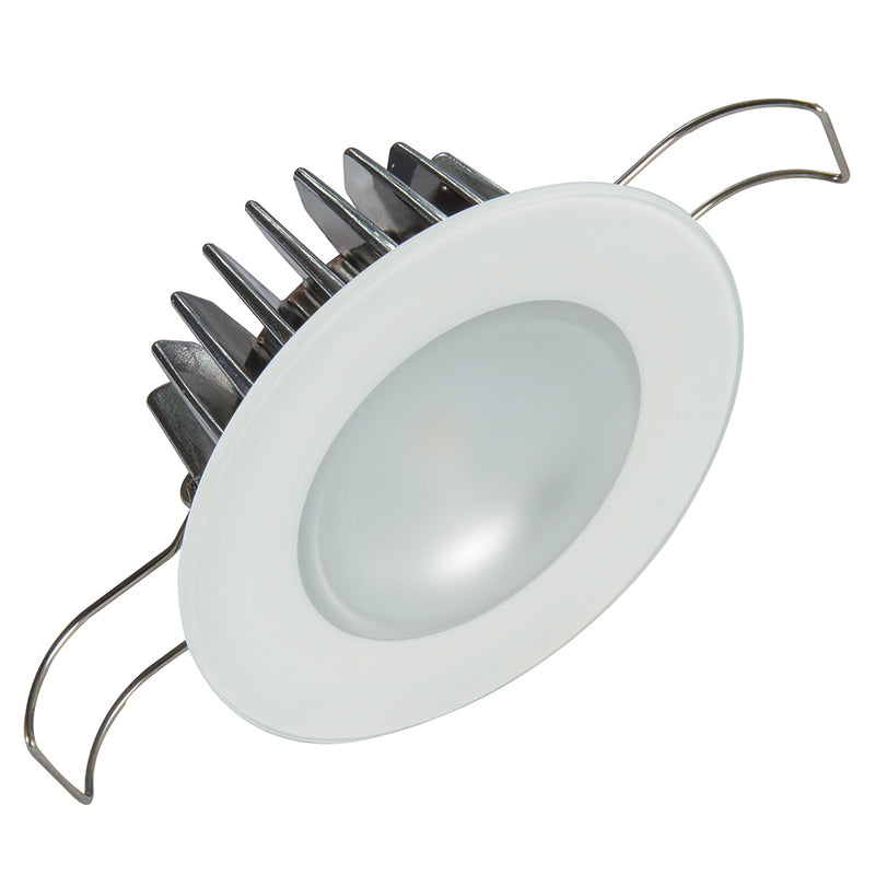 Lumitec Mirage - Flush Mount Down Light - Glass Finish/No Bezel - Warm White Dimming [113199] - Mealey Marine