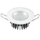 Lumitec Mirage - Flush Mount Down Light - Glass Finish/No Bezel - Warm White Dimming [113199] - Mealey Marine