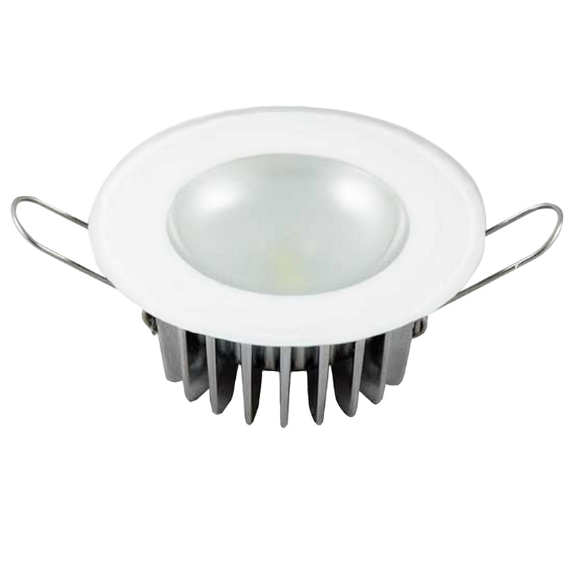 Lumitec Mirage - Flush Mount Down Light - Glass Finish/No Bezel - Warm White Dimming [113199] - Mealey Marine