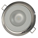 Lumitec Mirage - Flush Mount Down Light - Glass Finish/Polished SS Bezel - White Non-Dimming [113113] - Mealey Marine